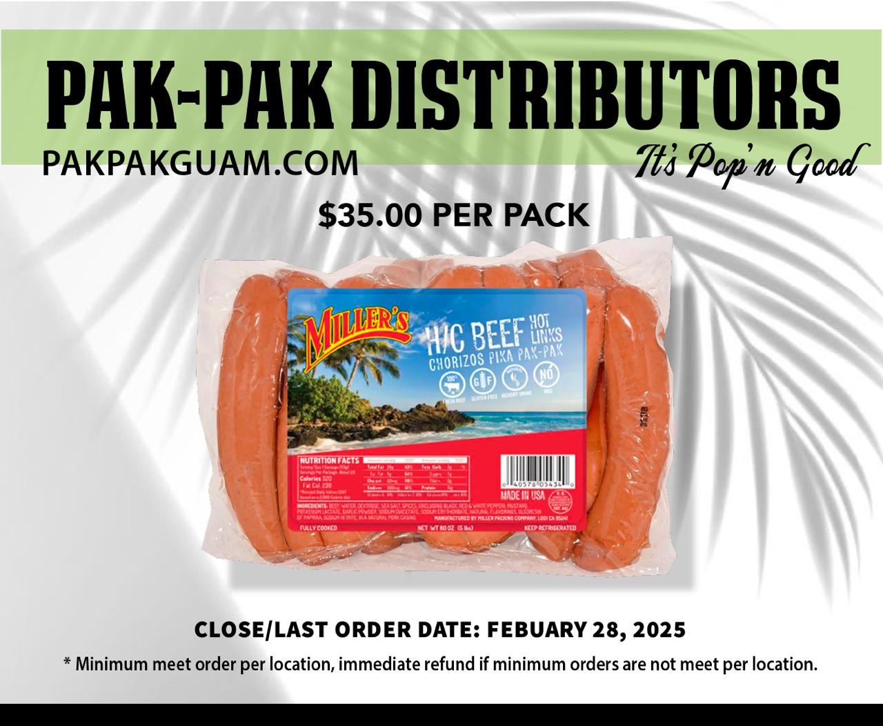 PIKA (hot) PakPak 4LBS Bag