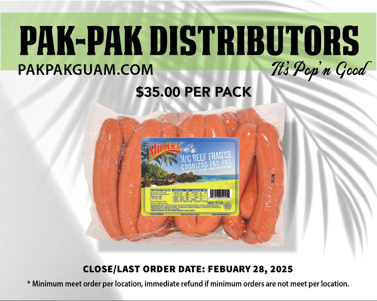 Original PakPak 4 LBS Bag